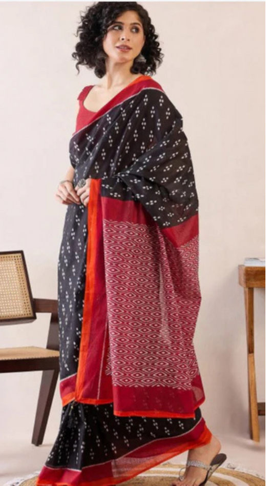 Pure Cotton Saree